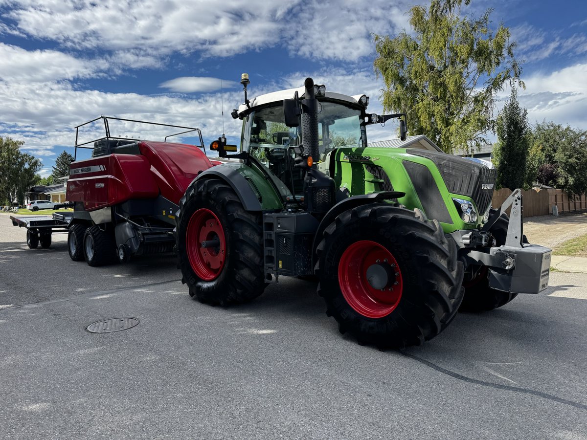 Starlight AG tractor and baling equipment